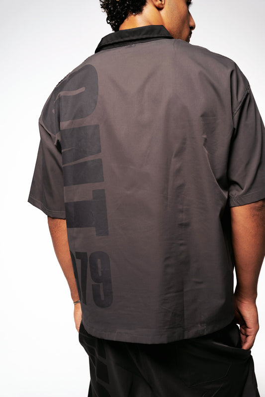 ESSEX Boxy fit shirt  (Dark grey)