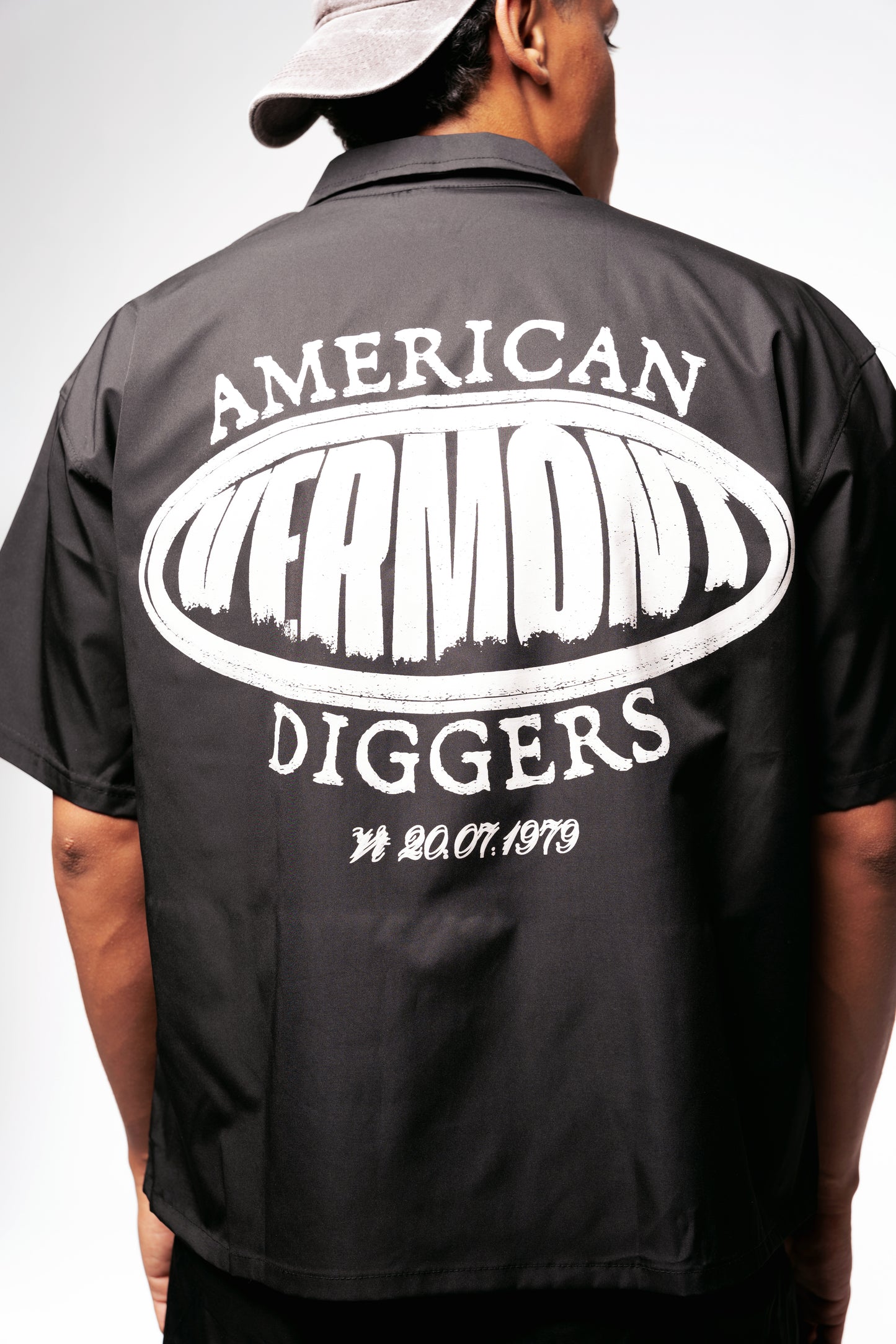 ORLEANS Boxy fit shirt(black)