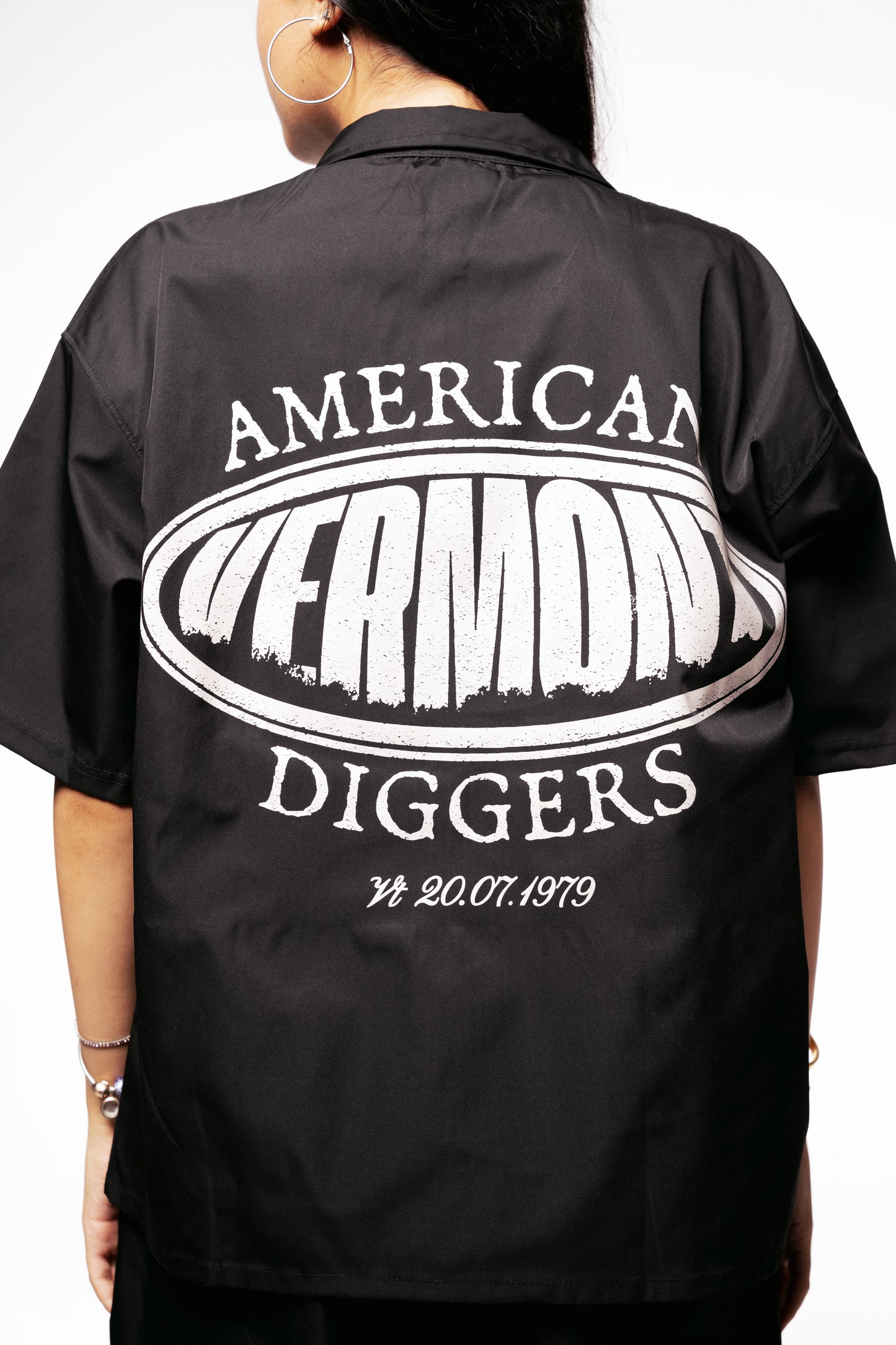 ORLEANS Boxy fit shirt(black)