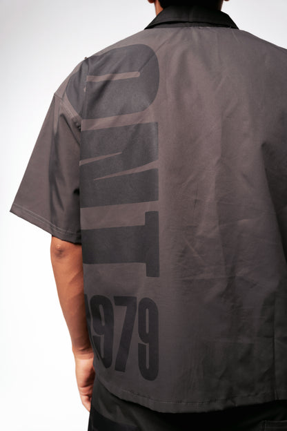 ESSEX Boxy fit shirt  (Dark grey)