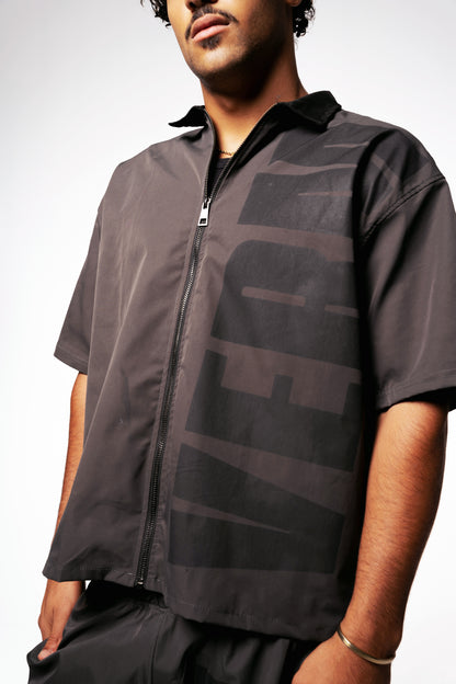 ESSEX Boxy fit shirt  (Dark grey)